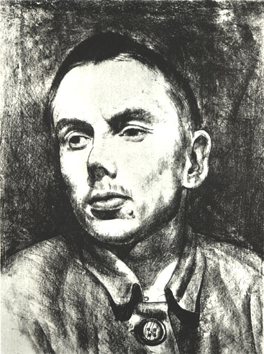 Ed.W.Karl Pärsimägi portree.1925.Lito.jpg: Ed.Wiiralt. Kunstnik Karl Pärsimägi portree.1925.Lito 38,7x28,9.RKM