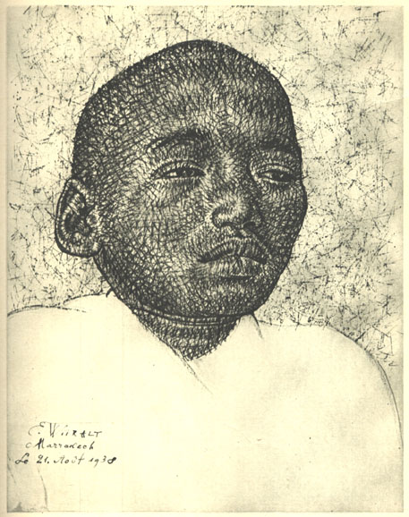 Ed.W.Berberi poiss.1938.Värviline joonistus.1938.jpg: Ed.Wiiralt. Berberi poiss.1938.Värviline joonistus