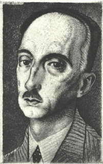 Ed.W.Francois Mauriaci portree.1928.Ofort.jpg: Francois Mauriaci portree.Illustratsioon F.Mauriaci teosele "Lisa Bossuet´ traktaadile himurusest".1928.Ofort.11,5x7,3.RKM