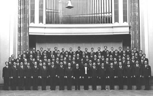TPI AM 500.kontsert.jpg: Dirigendid Harald Uibo ja Ants Üleoja. Estonia kontserdisaal.
