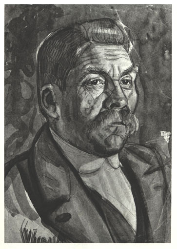 Ed.Wiiralt.Kunstniku isa portree.1919.jpg: Ed.Wiiralt.Kunstniku isa portree.1919.Pliiats, akvarell.41,7x29,6.RKM